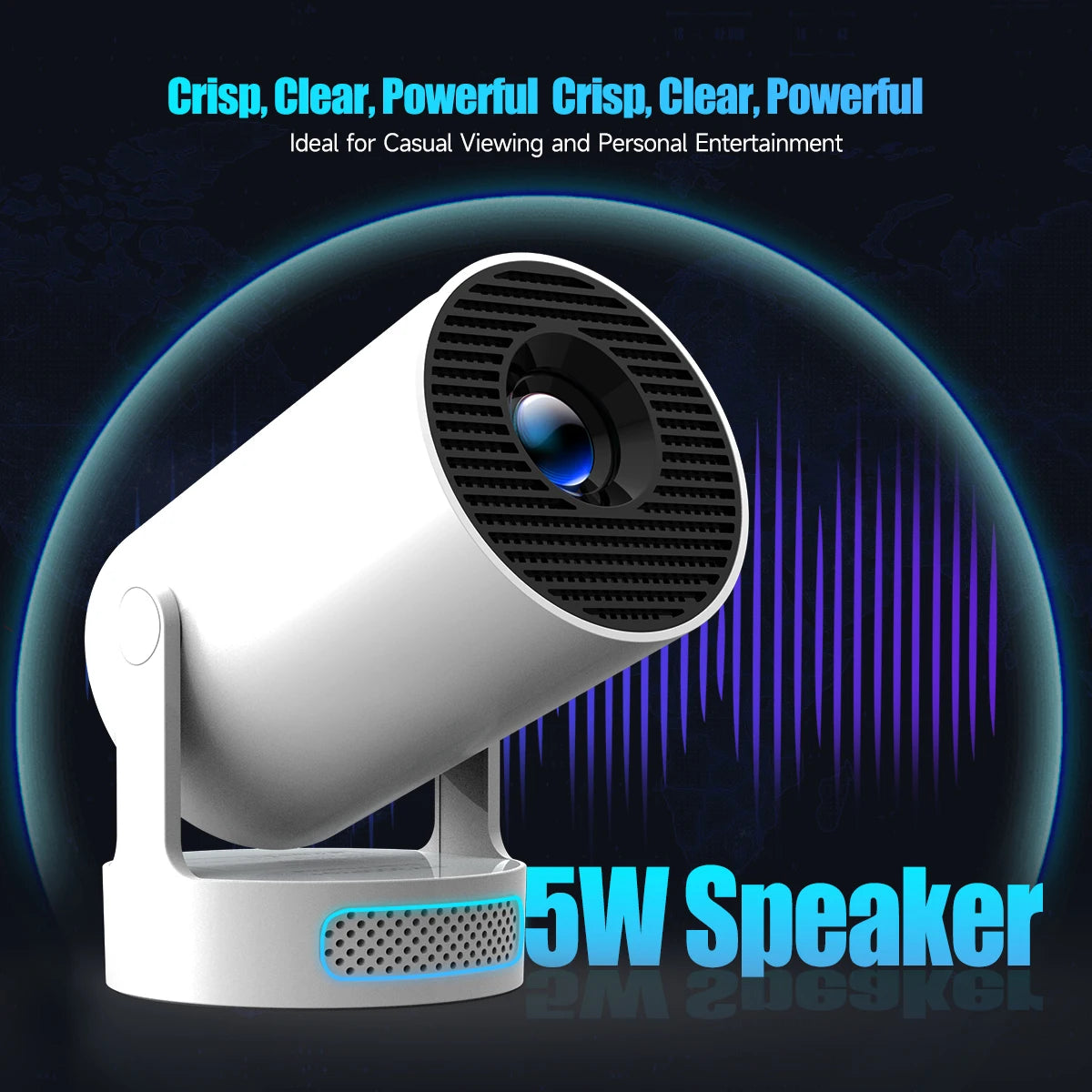HY300 Pro+ Mini Home Cinema Projector