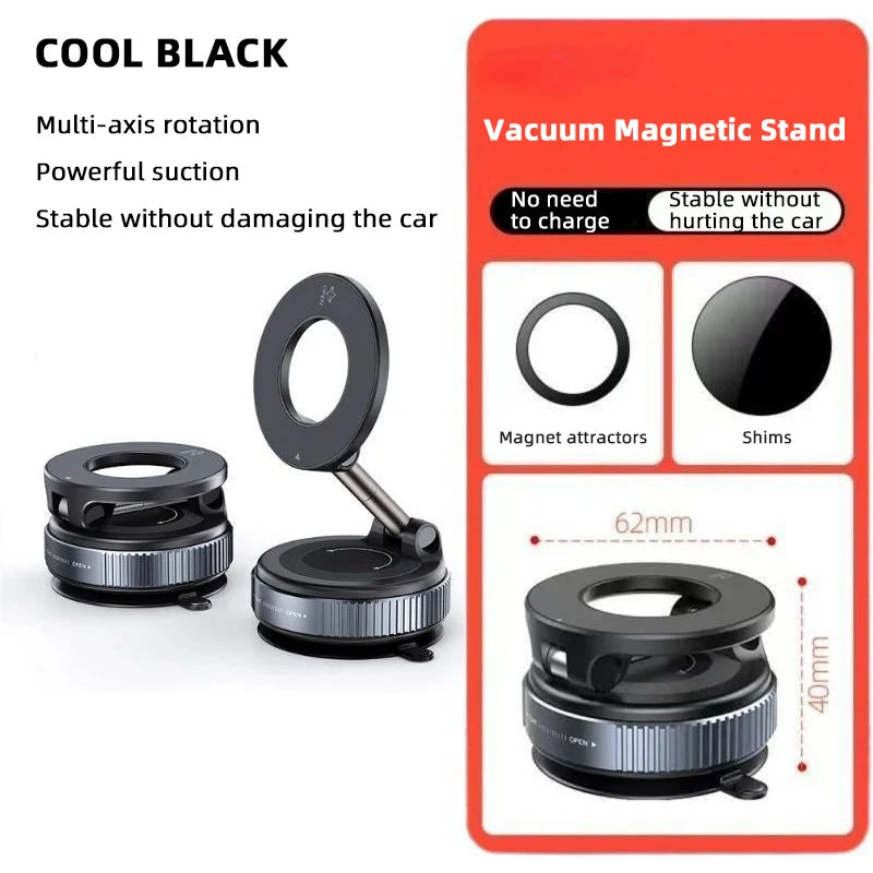 K007 Magnetic 360° Phone holder – Strong, Foldable & Adjustable