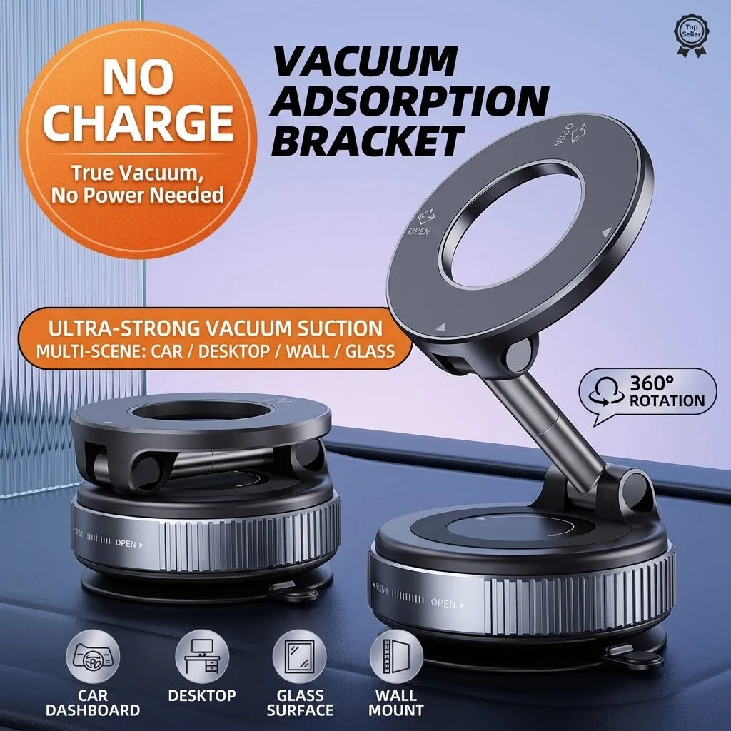 K007 Magnetic 360° Phone holder – Strong, Foldable & Adjustable