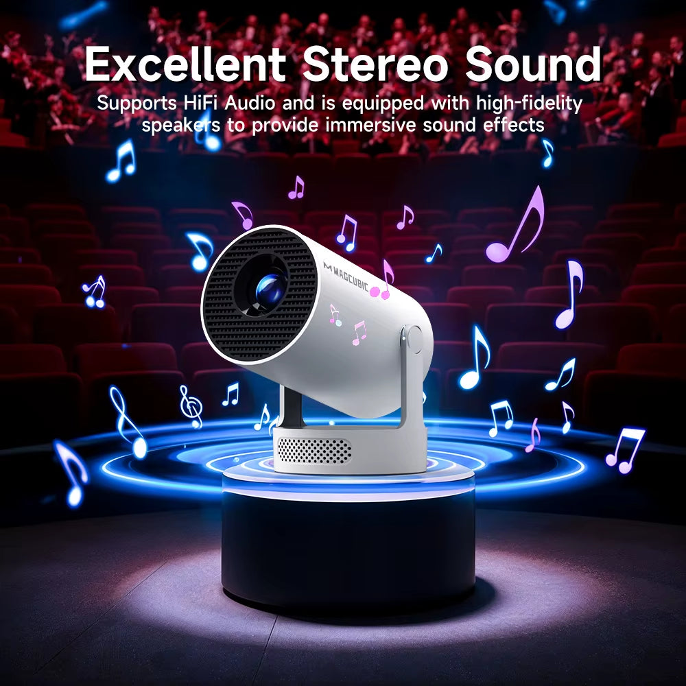 HY300 Pro+ Mini Home Cinema Projector